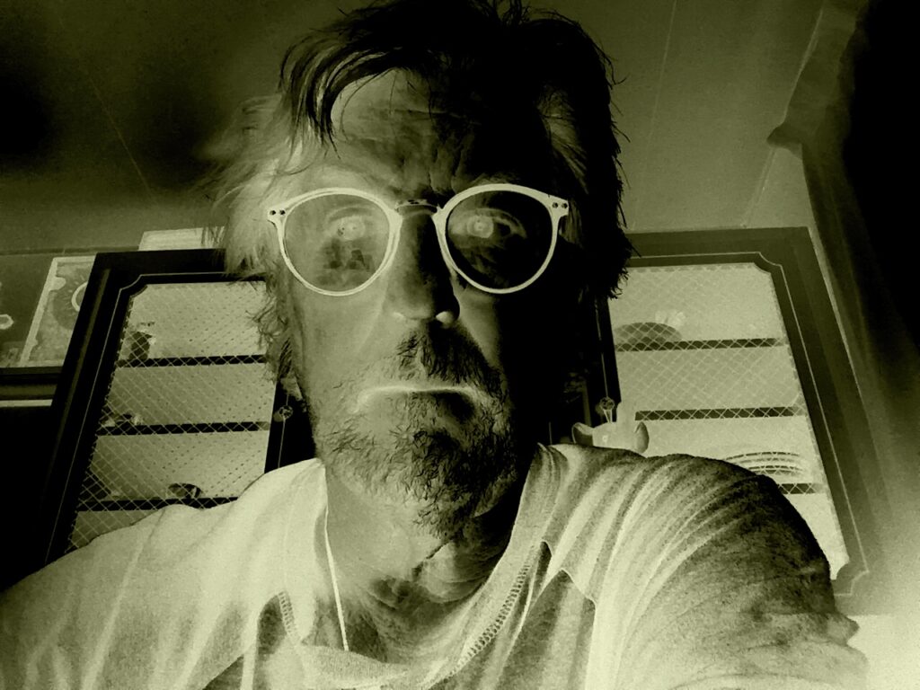 William B. Lovewell in the studio